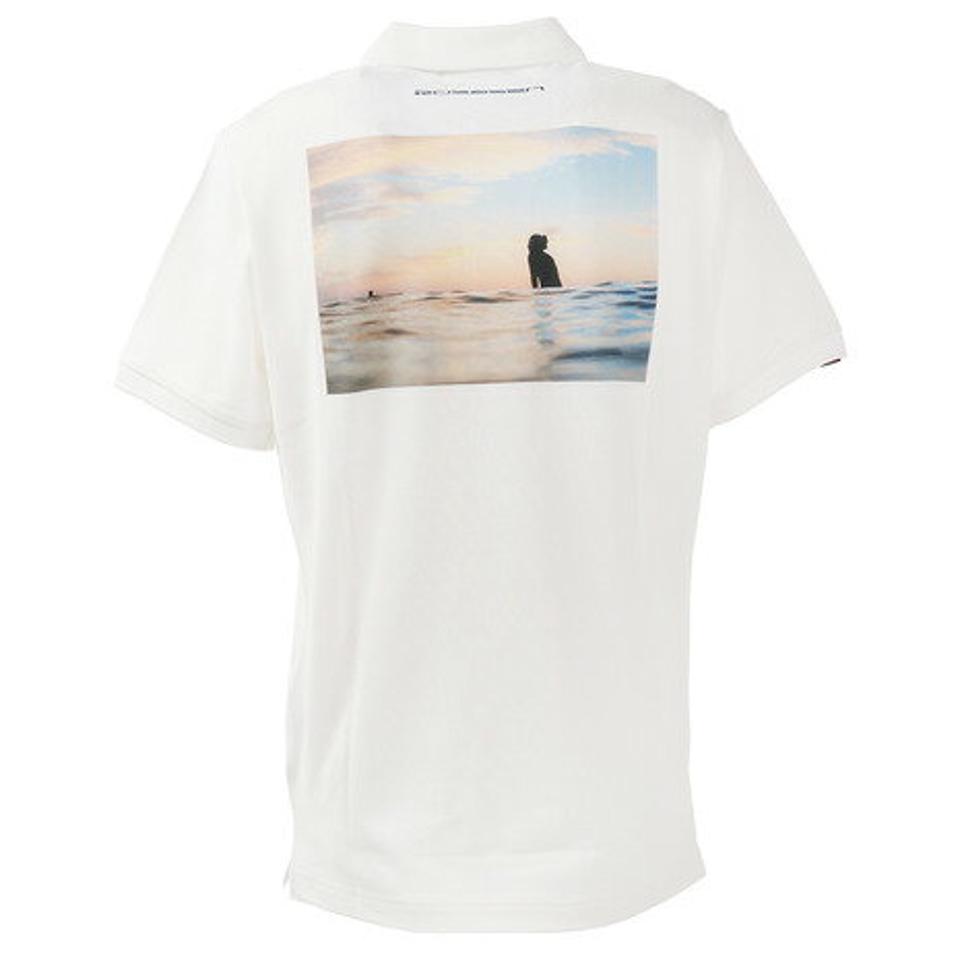 ROSASEN ゴルフウェア ポロシャツ メンズ U-SKEコラボ バックプリント半袖ポロシャツ 044-22446-004 (メンズ)