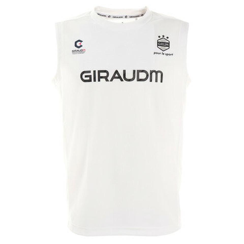 ジローム（GIRAUDM） サッカー ウェア メンズ ドライプラス ノースリーブ プラクティスシャツ EV 741GM0HD9344 WHT （メンズ）