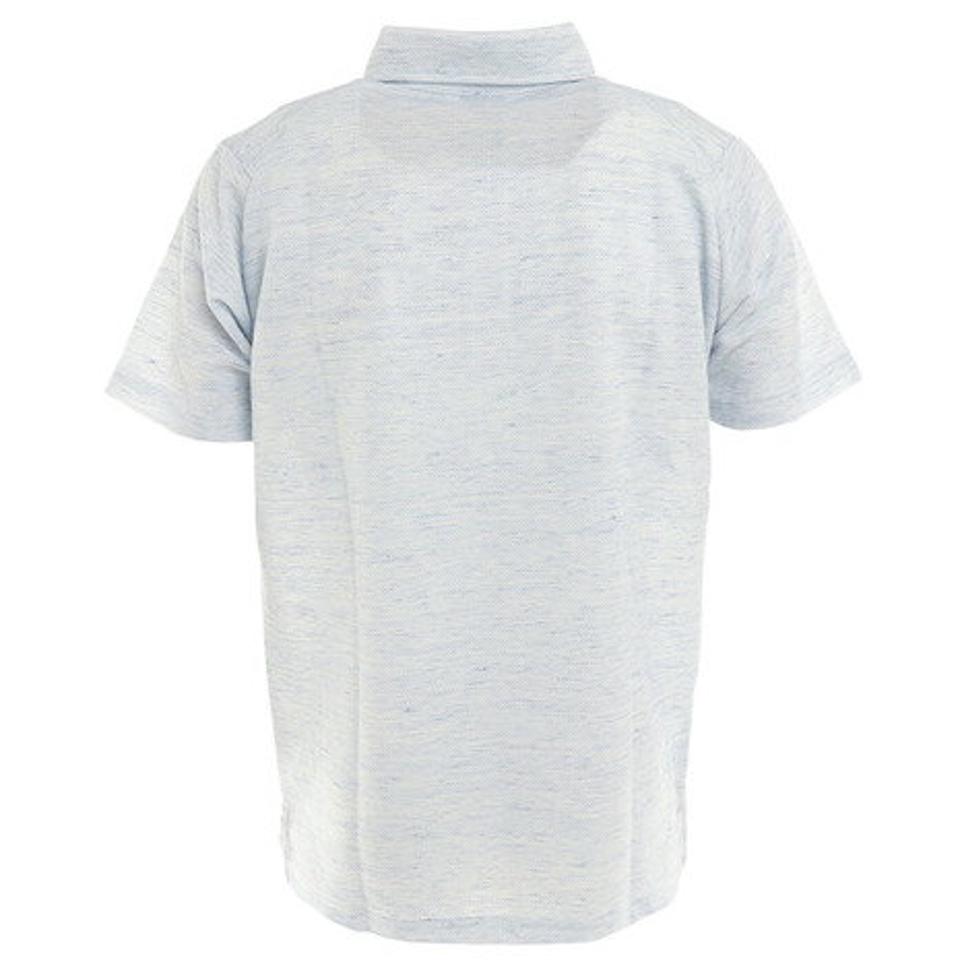 クランク（CLUNK）（メンズ）ゴルフウェア 春夏 吸汗速乾 高通気 ライン 半袖ポロシャツ CL5MTG15 SAX