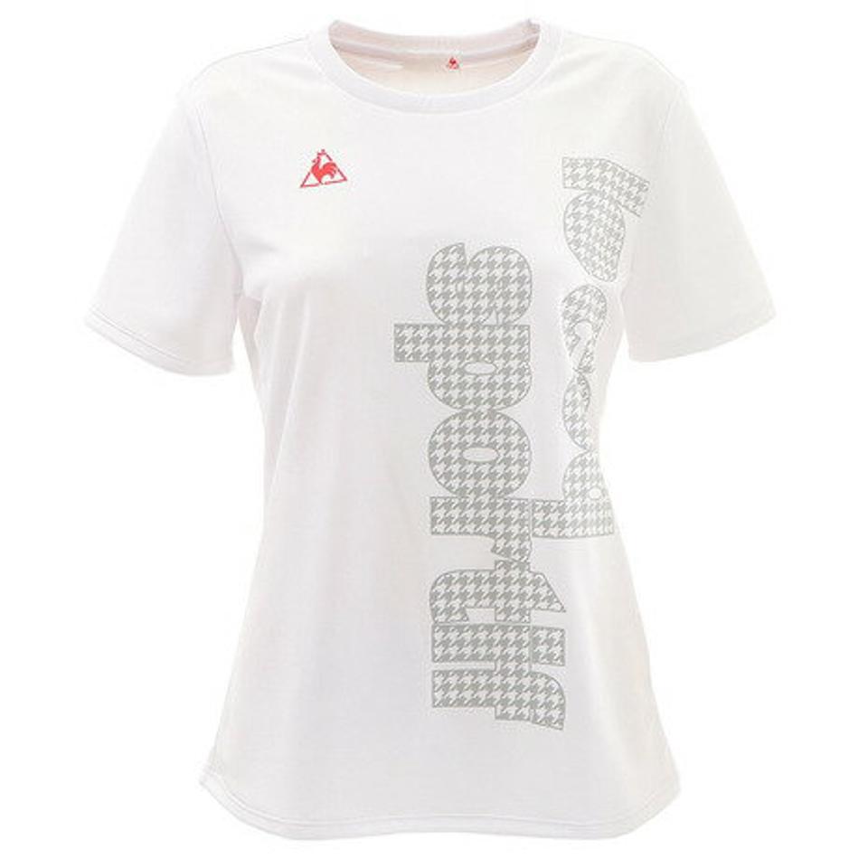 ルコック スポルティフ(le coq sportif)(レディース)半袖シャツ レディース QMWPJA15XB WHT
