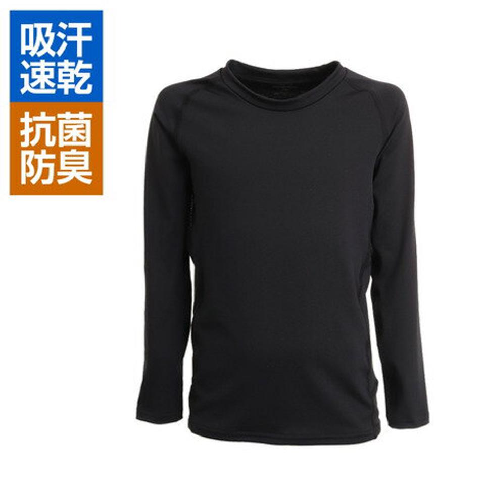 パフォーマンスギア（PG） 野球 アンダーシャツ ジュニア 抗菌 高機能アンダー 丸首 インナー UVカット 吸汗速乾 防臭724PG1ES3982 黒 （キッズ）