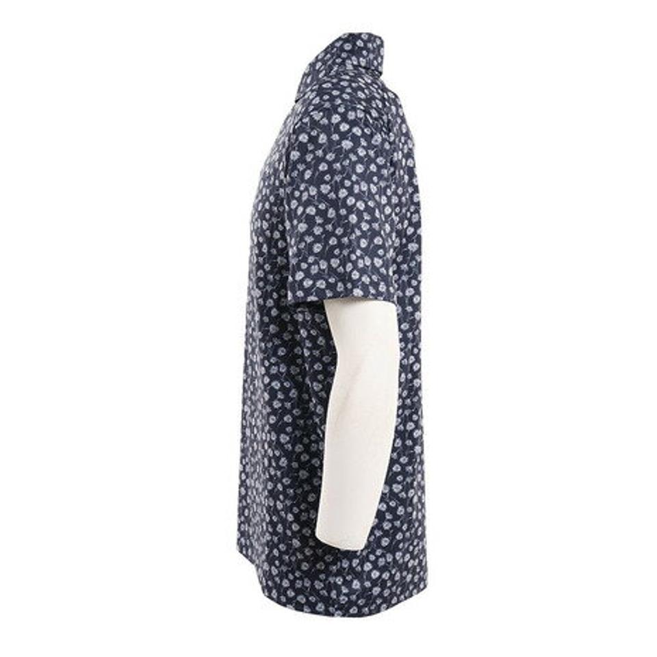 クランク(CLUNK) ゴルフウェア フラワードライプラスポロシャツ CL5MTG04 NVY (メンズ)