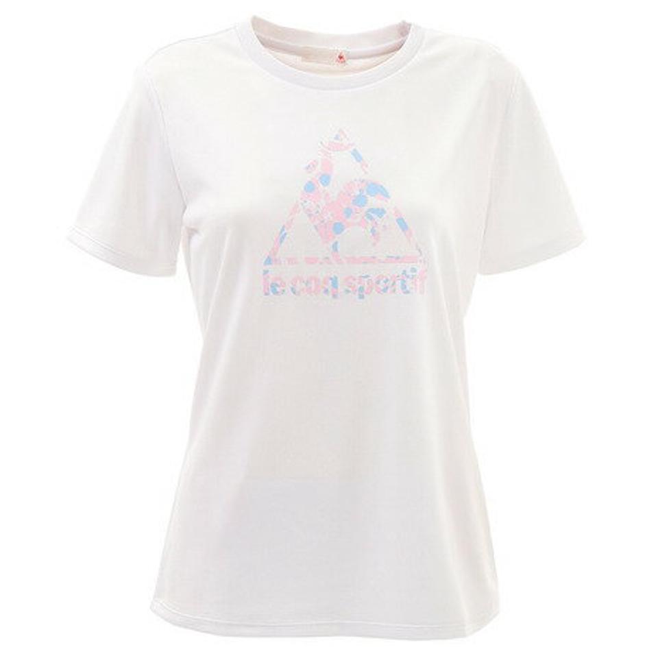 ルコック スポルティフ（Lecoq Sportif） 半袖シャツ QMWPJA14XB WHT （レディース）