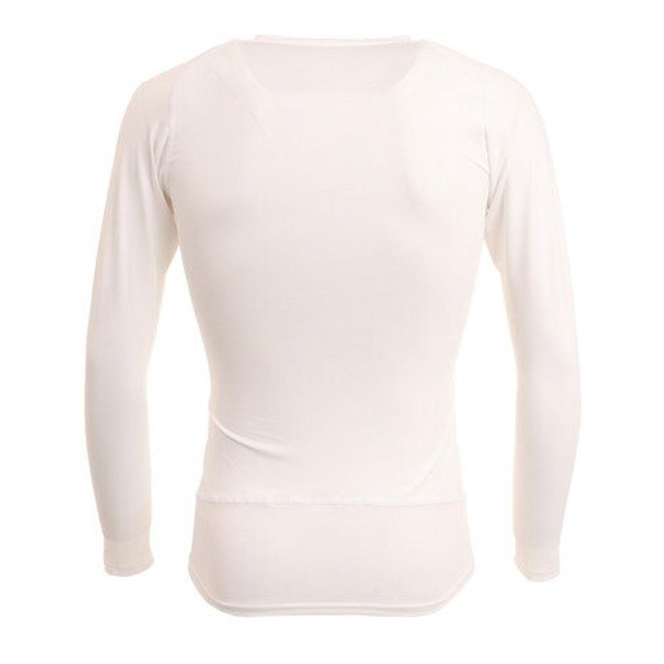 【10%OFFクーポン 対象ウェア2点以上購入で 5/5まで】パフォーマンスギア(PG) 野球 アンダーシャツ 抗菌 高機能 長袖 丸首 UVカット 吸汗速乾 防臭 723PG1ES3980 白 コンプレッションインナー (メンズ)