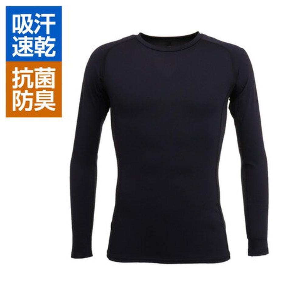 パフォーマンスギア(PG)(メンズ) 野球 アンダーシャツ 抗菌 高機能 長袖 丸首 UVカット 吸汗速乾 防臭 コンプレッションインナー 723PG1ES3980