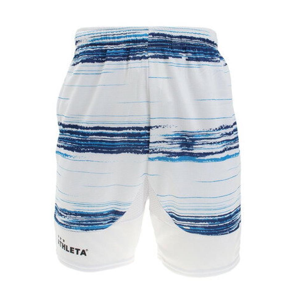 【10%OFFクーポン! 23日迄】アスレタ(ATHLETA)(メンズ)サッカー ウェア メンズ ボーダー プラクティスパンツ 2333 WHT