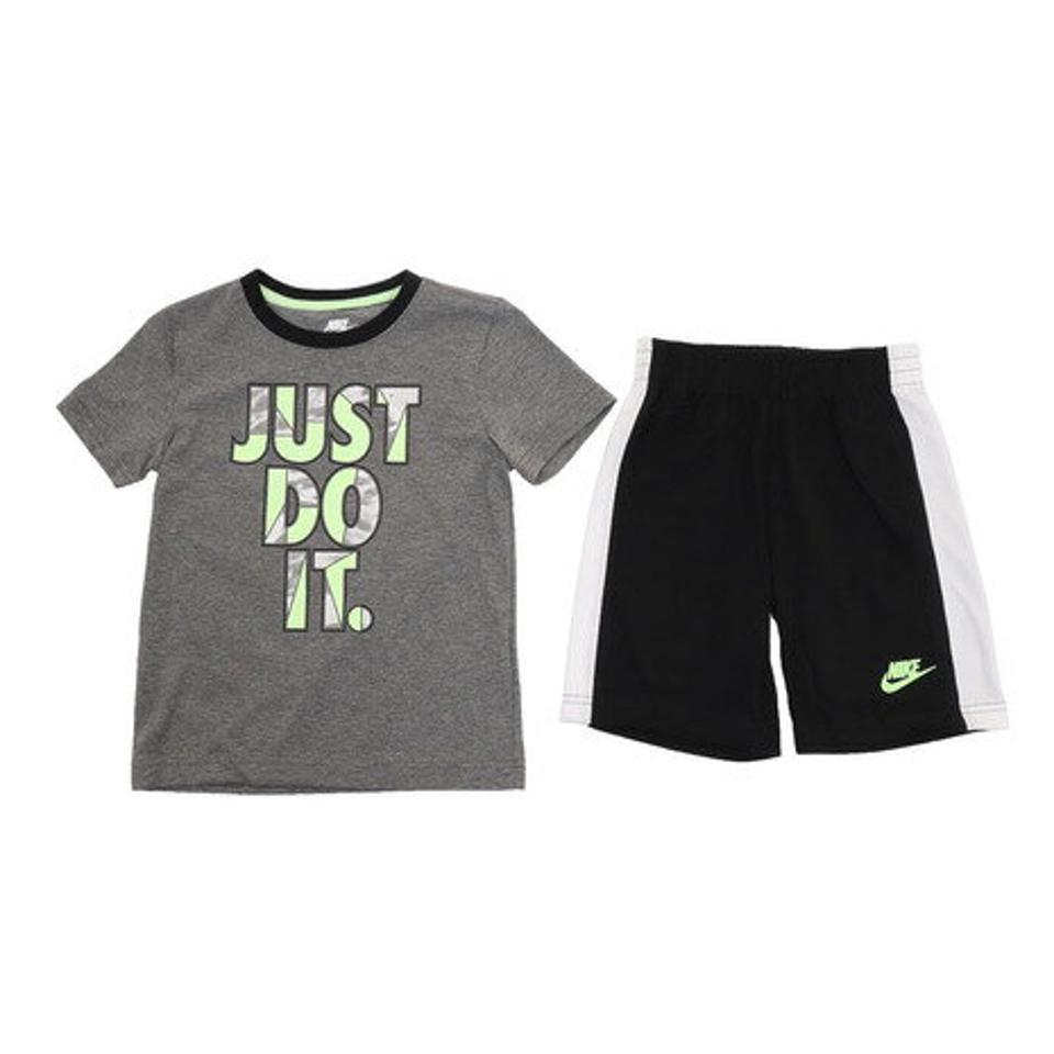 ナイキ(NIKE) キッズ ボーイズ Tシャツ&ショートパンツ セット 86H771-023 (キッズ)
