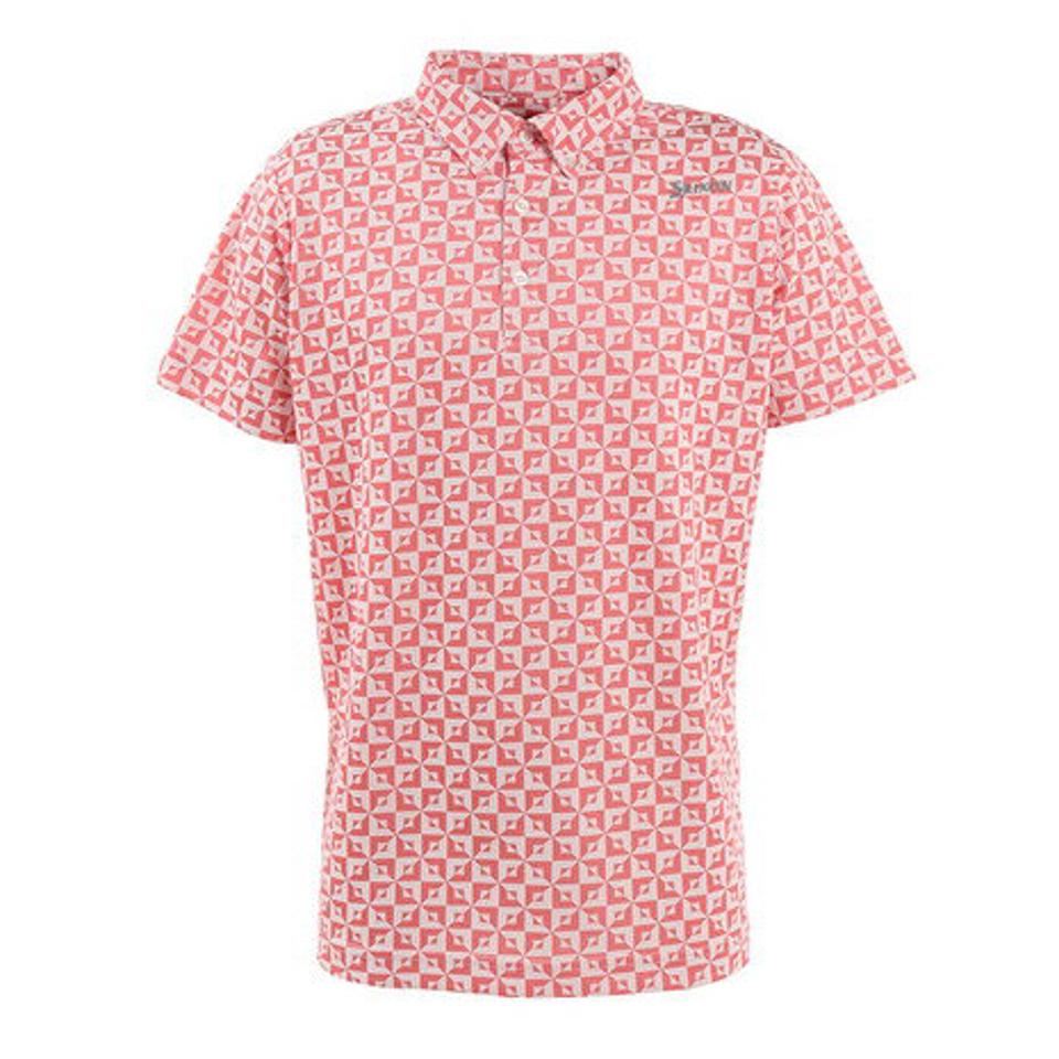 スリクソン（SRIXON） ゴルフウェア クロスモチーフでこぼこジャカードポロシャツ RGMTJA01 PK00 （メンズ）