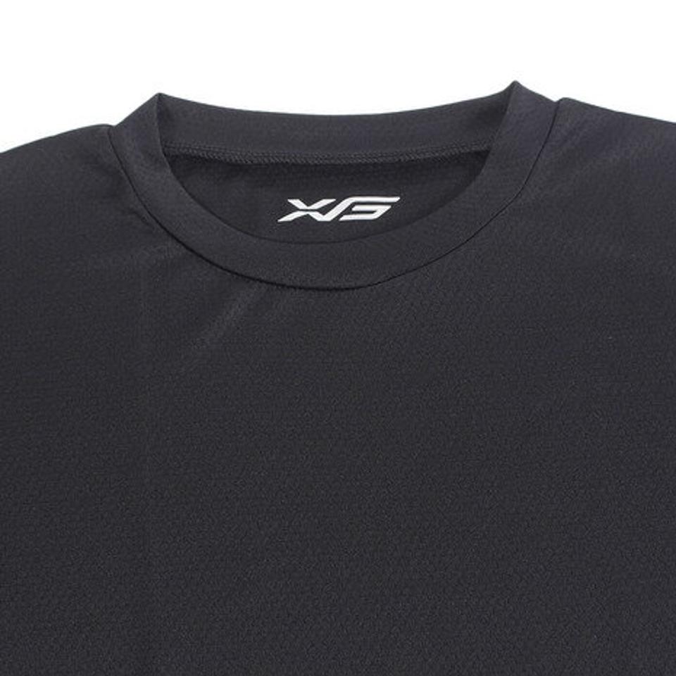 エックスティーエス（XTS） 野球 アンダーシャツ 半袖 シャインブロック インナー シャツ 723G8CD2515 黒 （メンズ）