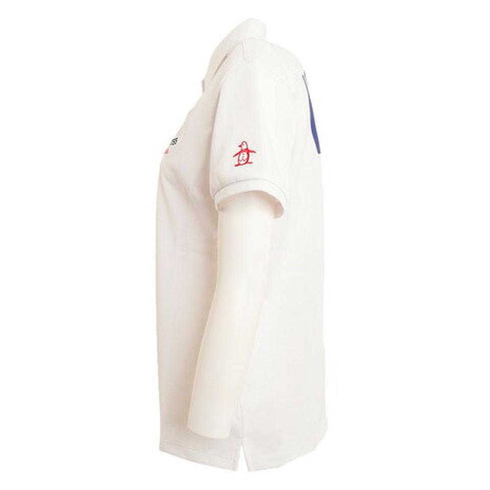 マンシングウエア（MUNSING WEAR） ゴルフウェア 吸汗速乾 UVカット Coolist D-Tec ストレッチ鹿の子 スリーポイント 半袖 MGWTJA04CH （レディース）