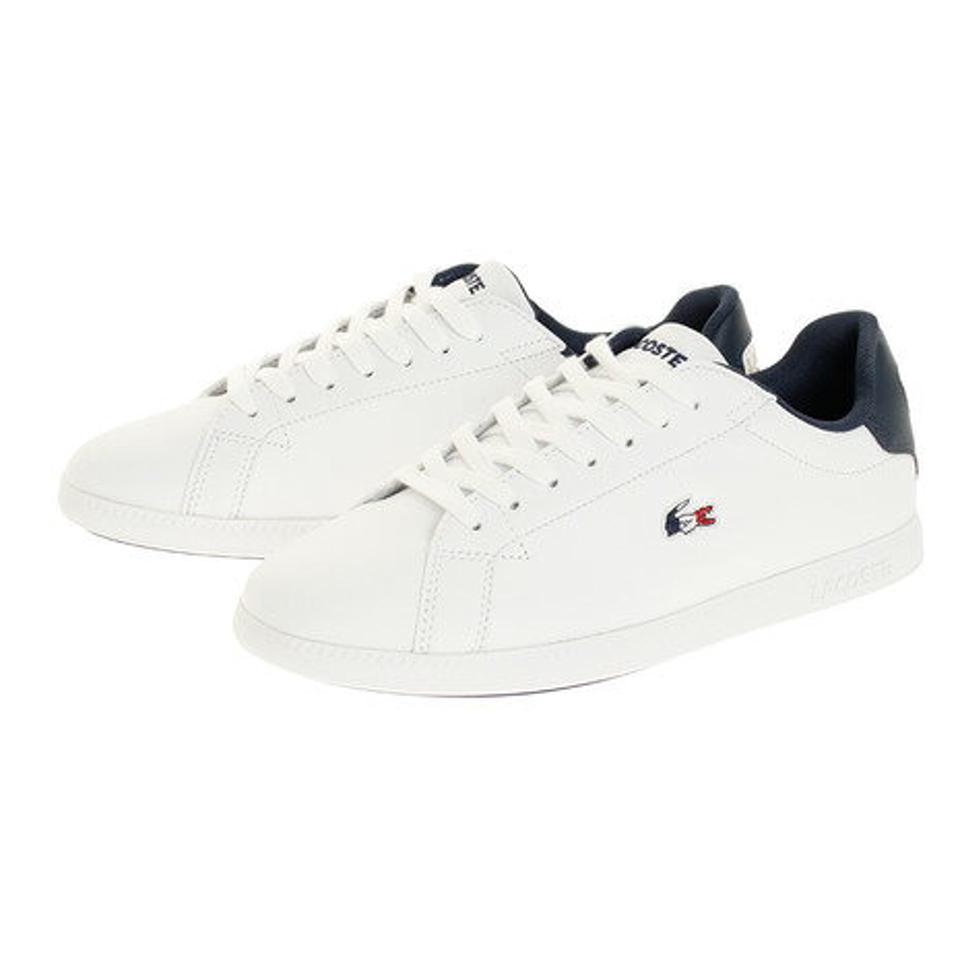 ラコステ（LACOSTE） カジュアルシューズ GRADUATE TRI 1 SFA0050-407 ホワイト 白 通学 学生 （レディース）