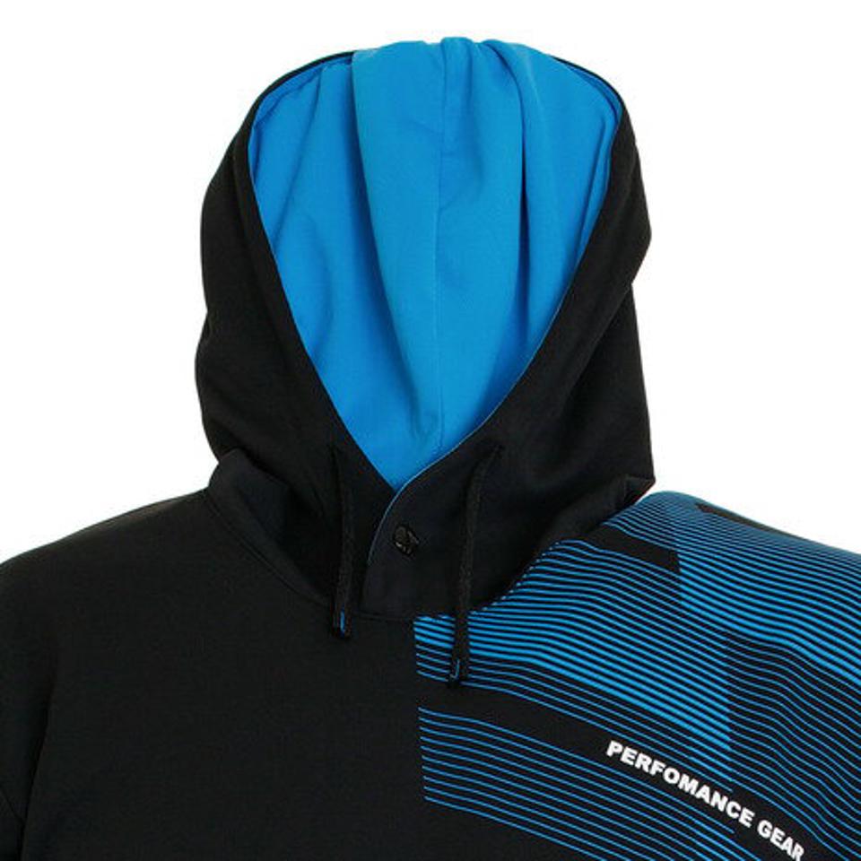 【5点以上で10％OFFクーポン！8/11まで】パフォーマンスギア（PG） ライトスウェットパーカー トレーナー732PG0TF8723 BKBL テニスウェア メンズ スポーツウェア （メンズ）