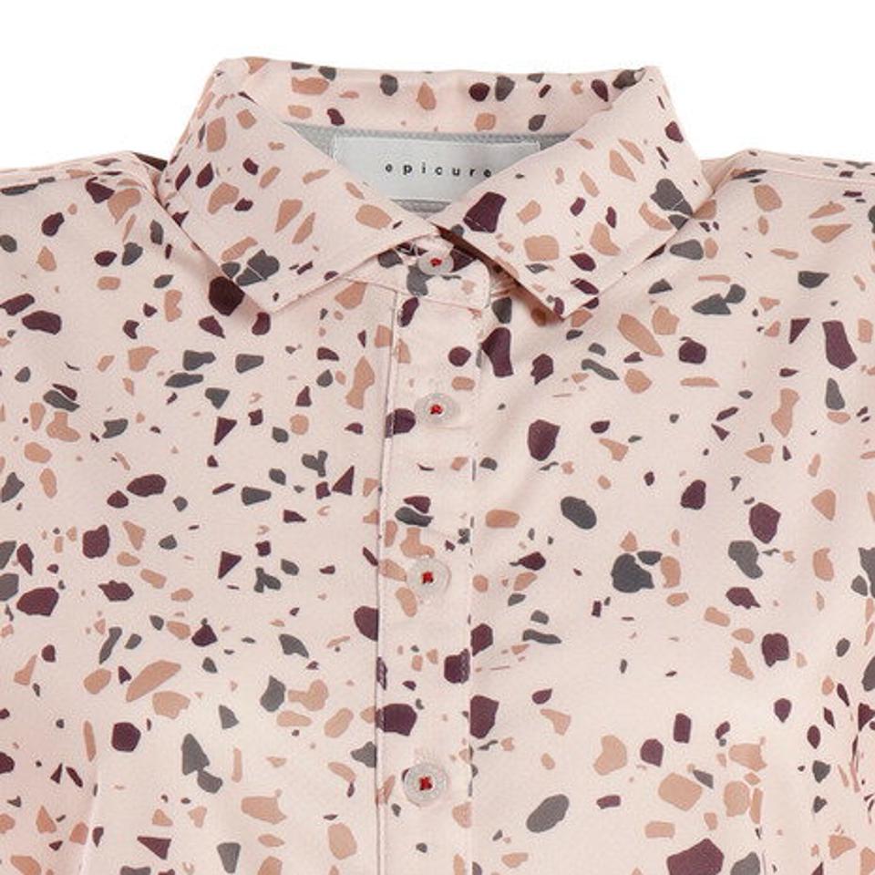 エピキュール（epicure） ゴルフウエア レディース マーブルプリントポロシャツ 152-22442-073 （レディース）