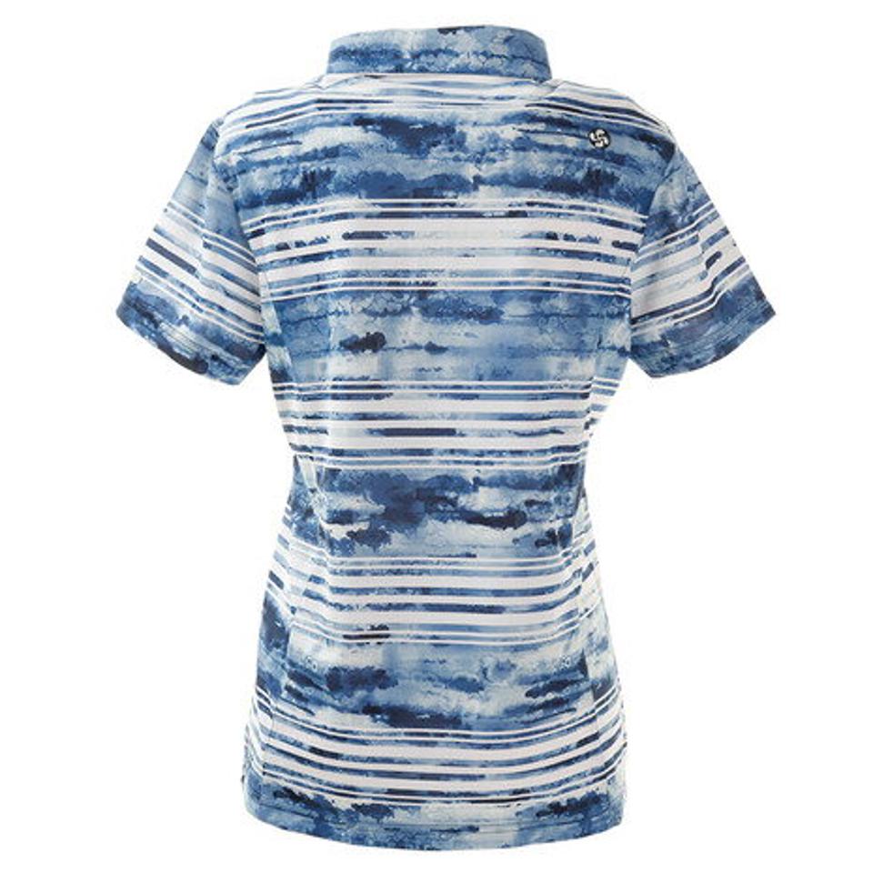 エピキュール（epicure） ゴルフウエア レディース タイダイバスクボーダーポロシャツ 152-22440-094 （レディース）