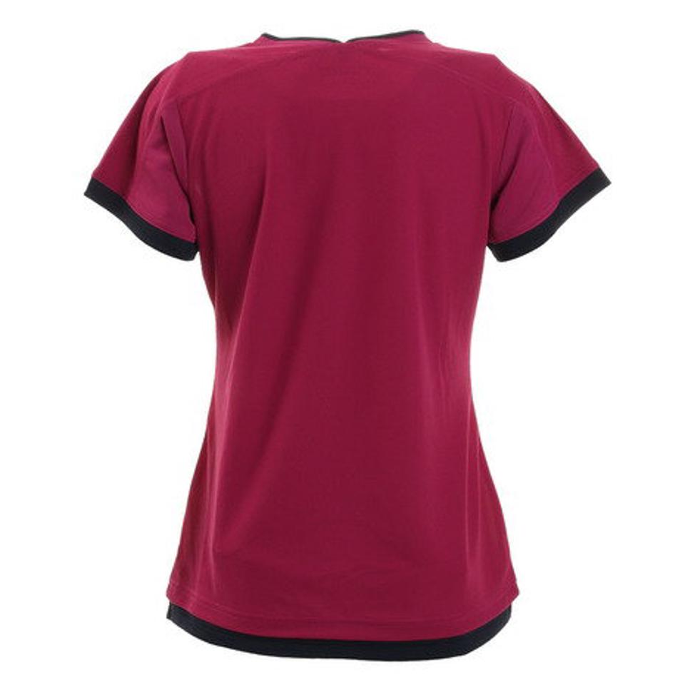 パシフィック（PACIFIC）（レディース） テニスウェア ドライプラス CA ボーダーシャツ PT20FW464