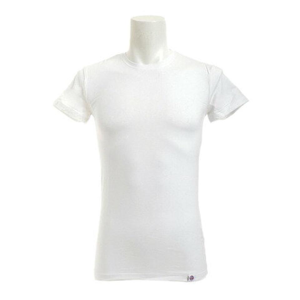 クー（Coo.） マイクロベーター 半袖 クルーシャツ 891Q5SK2806 WHT （メンズ）