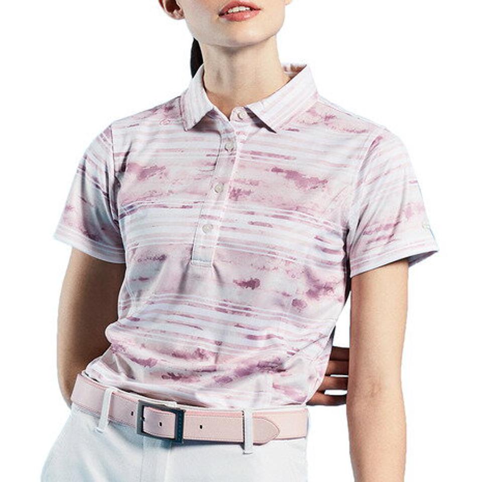 エピキュール（epicure） ゴルフウエア レディース タイダイバスクボーダーポロシャツ 152-22440-073 （レディース）