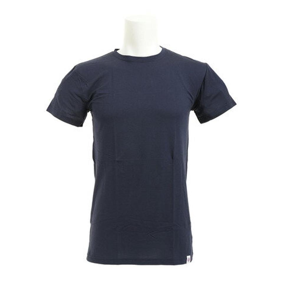 クー（Coo.） マイクロベーター 半袖 クルーシャツ 891Q5SK2806 NVY （メンズ）