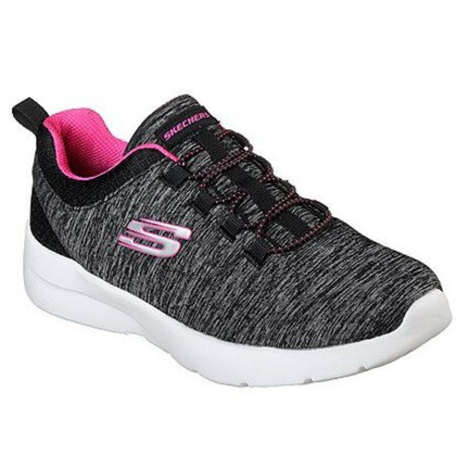 スケッチャーズ（SKECHERS）（レディース）レディース スニーカー 黒 紺 ダイナマイト 2.0インアフラッシュ ブラック ネイビー グレー 12965