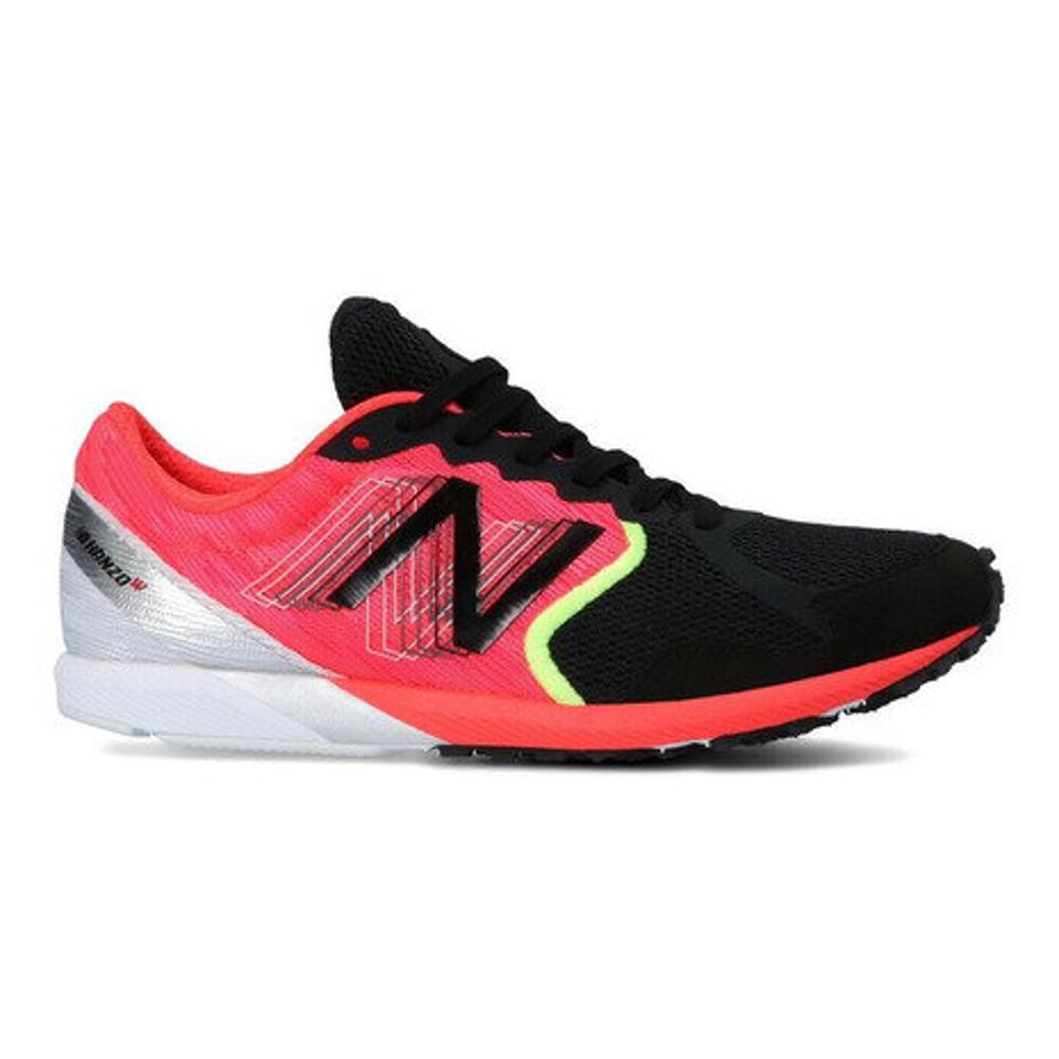 ニューバランス（new balance）（レディース）ランニングシューズ ピンク ブラック NB ハンゾー HANZOW W WHANZWR1D トレーニングシューズ 部活 靴