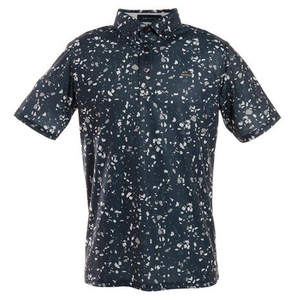エピキュール（epicure） ゴルフウエア メンズ マーブルプリントポロシャツ 151-22442-098 （メンズ）