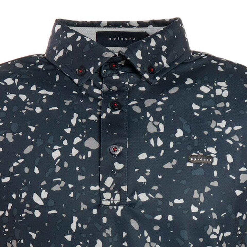 エピキュール（epicure） ゴルフウエア メンズ マーブルプリントポロシャツ 151-22442-098 （メンズ）
