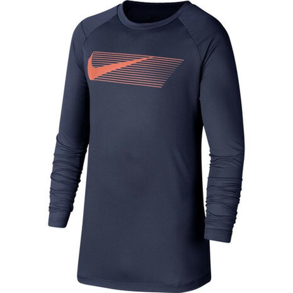 ナイキ（NIKE） ボーイズ グラフィック トレーニング 長袖トップス CU8957-410 オンライン価格 （キッズ）