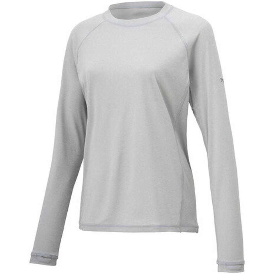 マーモット（Marmot） サンスクリーンロングスリーブティー TOWRJB41 LGY 長袖シャツ ロンT UVカット シンプル トップス カジュアル アウトドア スポーツ （レディース）