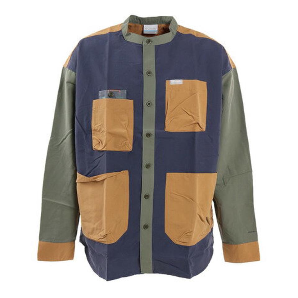 【5/15限定 エントリー＆3点以上ご購入でP最大10倍】コロンビア（Columbia） 長袖シャツ ヒューソンパークロングスリーブシャツ PM0448 466 （メンズ）