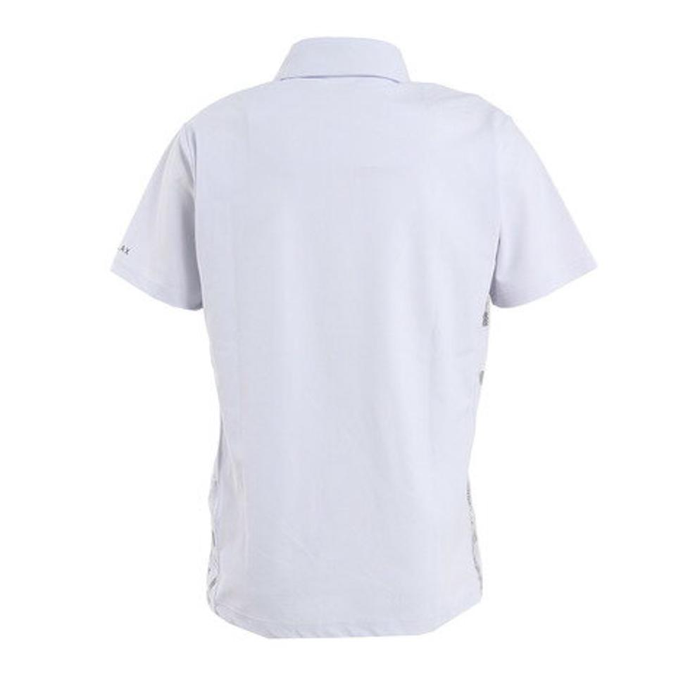 1PIU1UGUALE3 RELAX（1PIU1UGUALE3 RELAX） ゴルフウェア 軽快 動きやすい スーパーストレッチ サイドメッシュロゴ 半袖ポロシャツ USH-22006 white （メンズ）