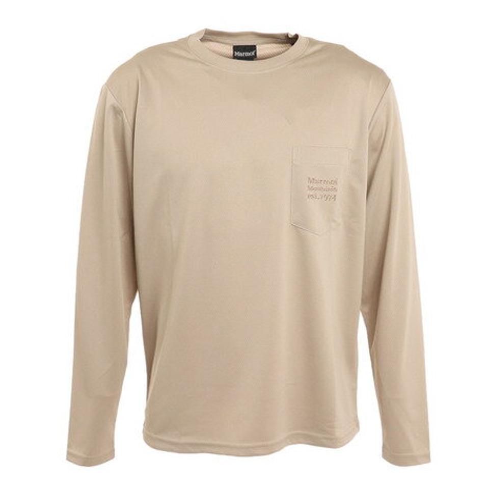 【5/15限定 エントリー＆3点以上ご購入でP最大10倍】マーモット（Marmot） ポケットロゴティー チノ TOMTJB82XB CNO 長袖シャツ ロンT トップス カジュアル アウトドア スポーツ UVカット （メンズ）