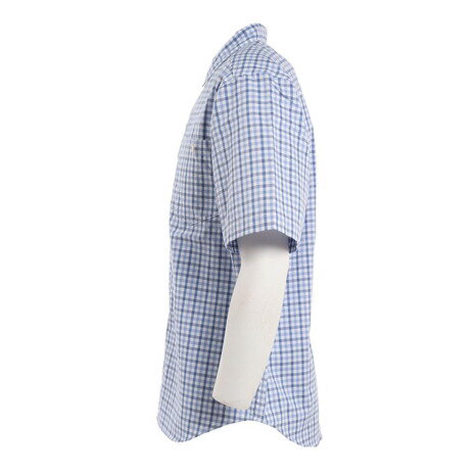 マーモット（Marmot） 半袖シャツ Gingham Check TOMTJA84XB BL （メンズ）