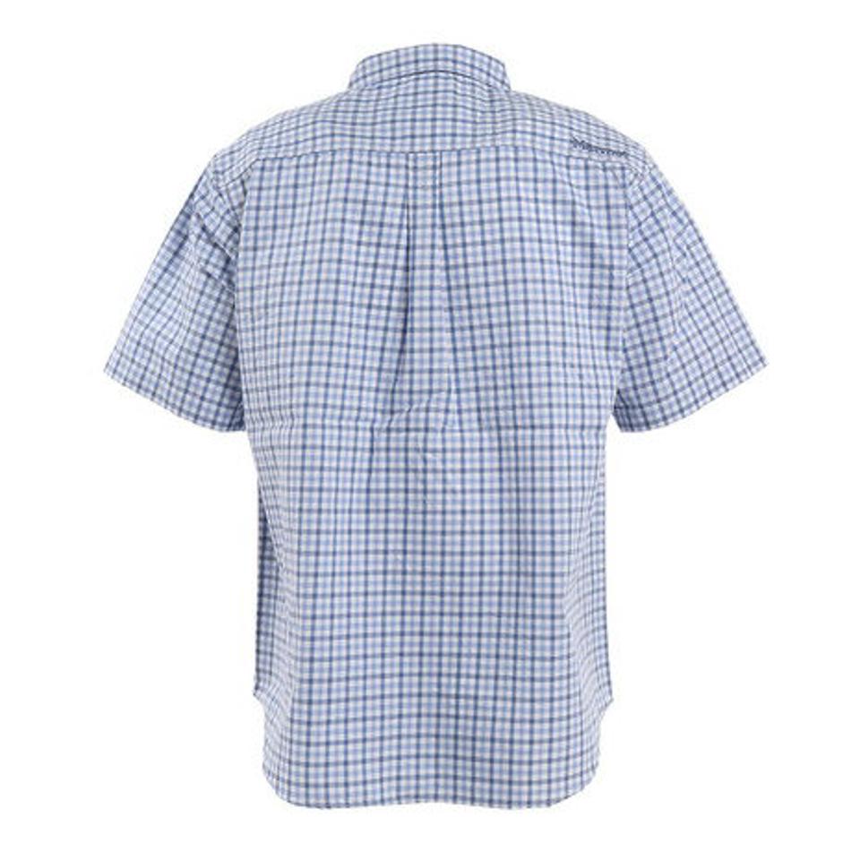 マーモット（Marmot） 半袖シャツ Gingham Check TOMTJA84XB BL （メンズ）