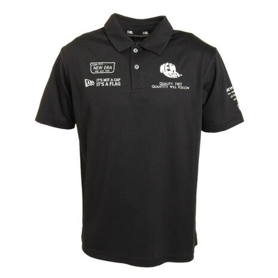 ニューエラ（NEW ERA） ゴルフウェア 吸汗速乾 UVカット 抗菌防臭 ARCHIVE 半袖ポロシャツ 13272892 （メンズ）