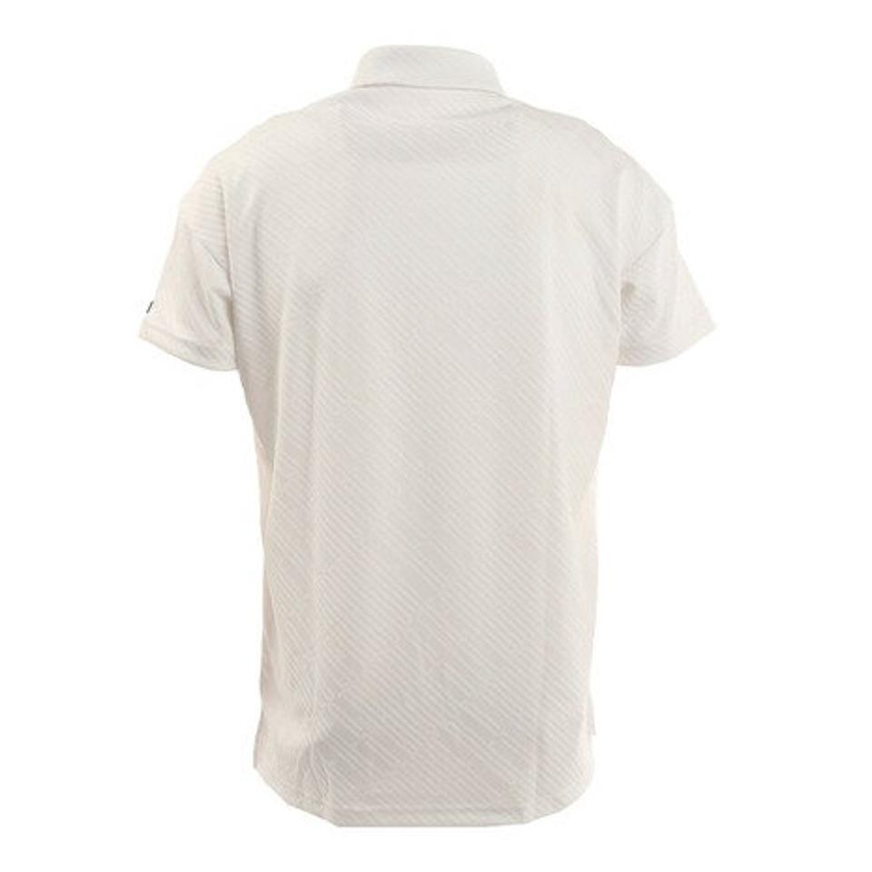 ルコック スポルティフ（Lecoq Sportif） ゴルファーズアドレスカッティングロゴジャガード半袖シャツ QGMTJA08 （メンズ）