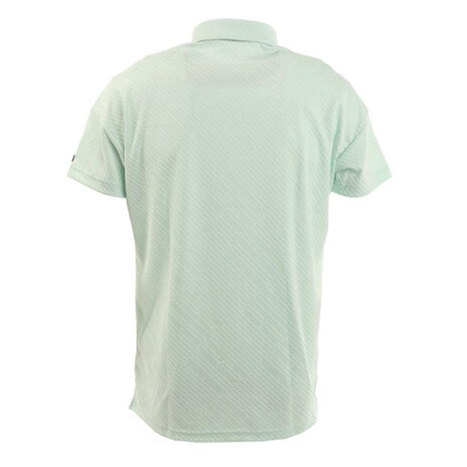 ルコック スポルティフ（Lecoq Sportif） ゴルフウェア ゴルファーズアドレスカッティングロゴジャガード半袖シャツ QGMTJA08 GR00 （メンズ）