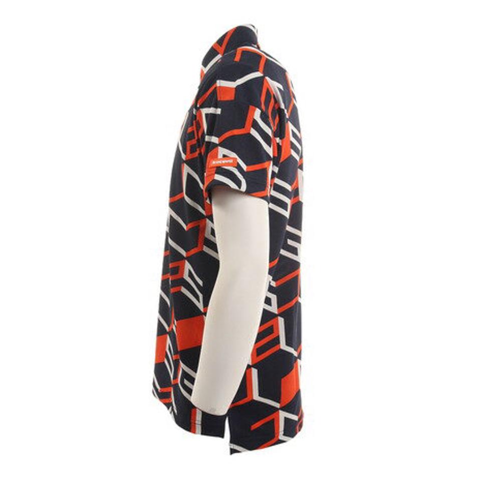 ルコック スポルティフ（Lecoq Sportif） ゴルフウェア GFADダイアゴナル 半袖シャツ QGMTJA07 NVOR （メンズ）