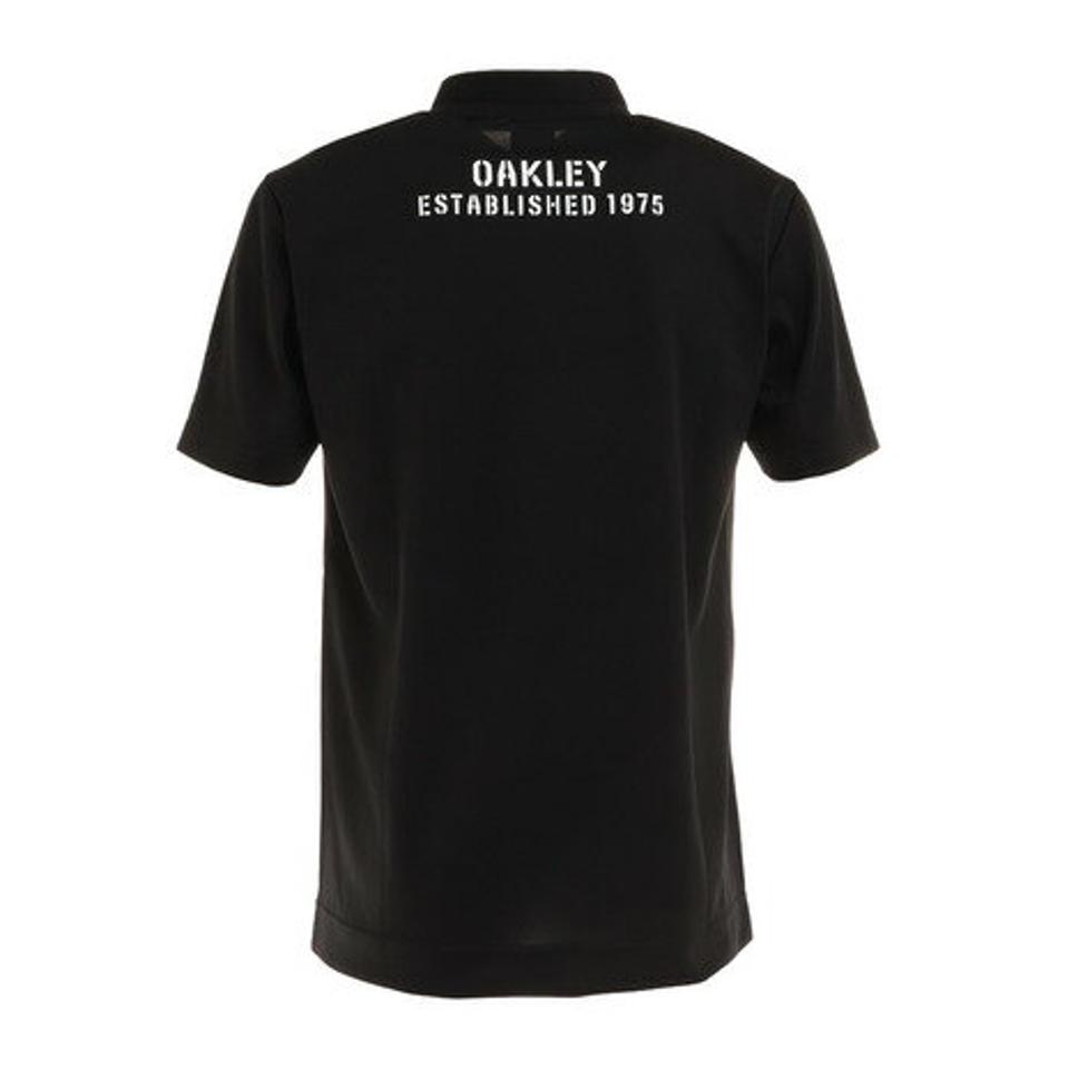 オークリー（OAKLEY） ゴルフウェア 吸汗速乾 UVカット ひんやり MIL HYBRID 半袖ポロシャツ FOA404043-02E （メンズ）