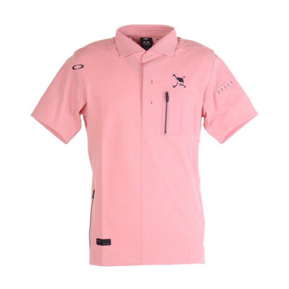 オークリー（OAKLEY） ゴルフウェア はっ水 高通気 SKULL REVOLVE 3Dポケット 半袖ポロシャツ FOA403518 （メンズ）