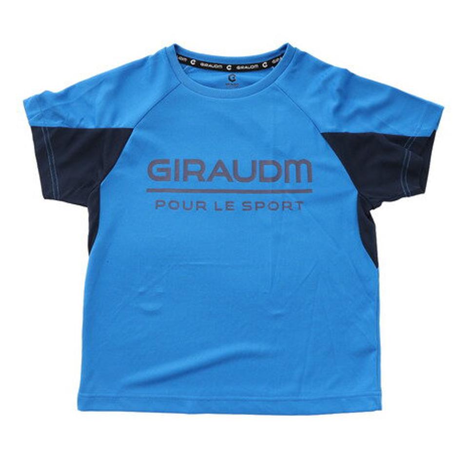 ジローム(GIRAUDM)(キッズ)ドライ 吸汗速乾 UVカット ジュニア Tスーツ 865GM1CD6723 BLU Tシャツ&ハーフパンツセット