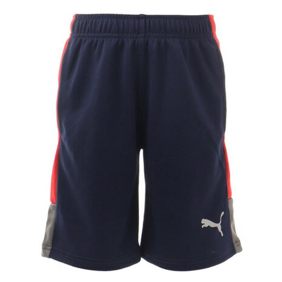 【6/5 24h限定 エントリー&対象4店舗買い回りで最大P10倍!】プーマ(PUMA)(キッズ)ジャージ ジュニア トレーニングハーフパンツ 588533-02 NVY