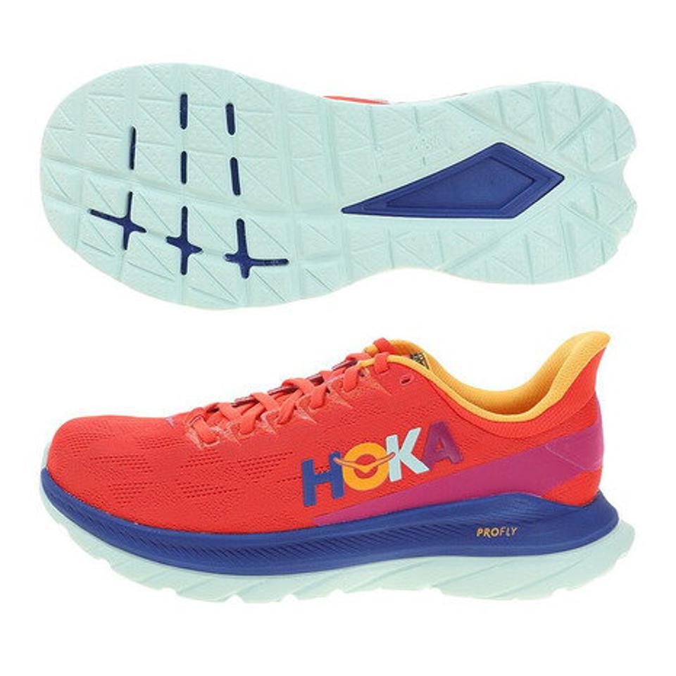 【ランニング対象品購入&エントリーでP10倍！8/19 20:00〜8/28 23:59】ホカ（HOKA） ランニングシューズ ジョギングシューズ マッハ4 MACH 4 1113528-FBLN （メンズ）