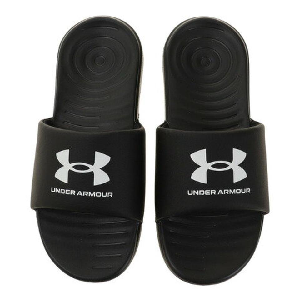 アンダーアーマー（UNDER ARMOUR）（レディース）スポーツサンダル アンサ フィックス スライド ブラック 3023772 004 シャワサン レジャー タウン 軽量