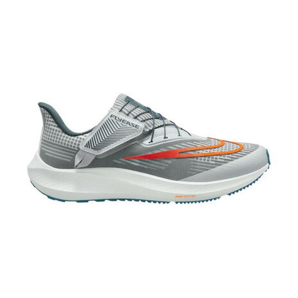 ナイキ（NIKE）（メンズ）エア ズーム ペガサス フライイーズ プラチナ オレンジ グレー DJ7381-002 ランニングシューズ ジョギング スポーツ スニーカー