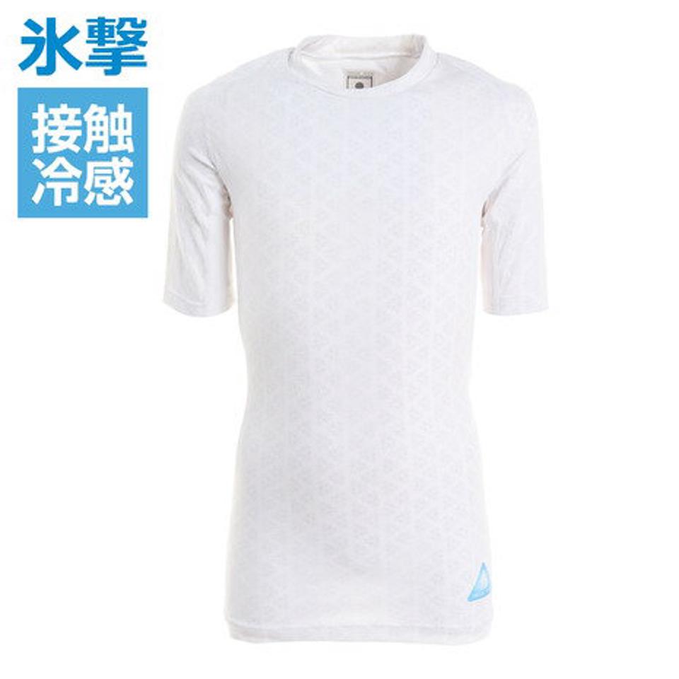 フリーズテック（FREEZE TECH） サッカー ウェア 半袖 ジュニア 氷撃 接触冷感 冷却 インナーシャツ 半袖 クルーネック コンプレッション 猛暑対策 熱中症対策 （キッズ）