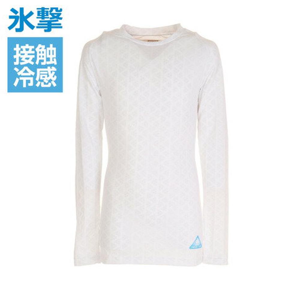 フリーズテック（FREEZE TECH） サッカー ジュニア インナー 氷撃 接触冷感 冷却インナーシャツ クルーネック コンプレッション 長袖 猛暑対策 熱中症対策 （キッズ）