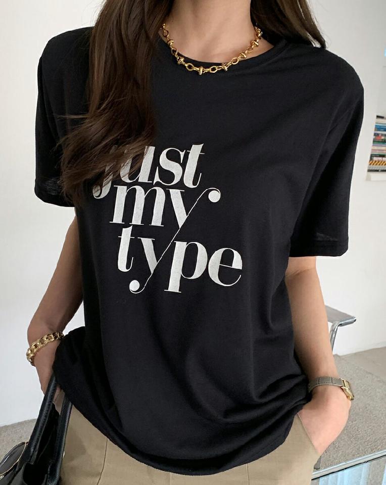 英字レタリングTシャツ・全4色・b71993 レディース 【tops】トップス 半袖 Tシャツ レタリング ロゴ ロゴT ゆったり ラフ 配色 楽ちん カジュアル 春 夏 かわいい 可愛い フェミニン パステル 韓国ファッション ハイホリHIHOLLI