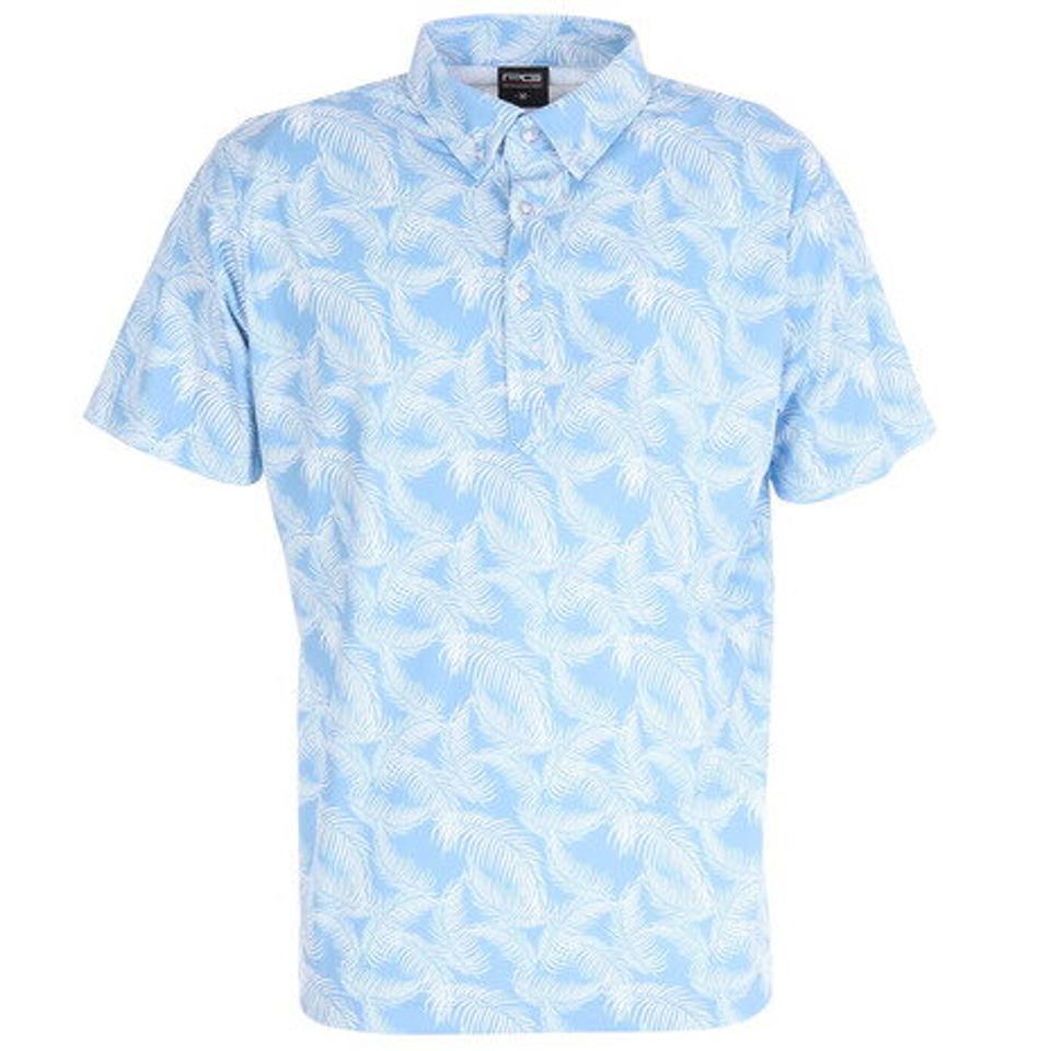 パフォーマンスギア（PG） ゴルフ ポロシャツ リーフ柄ポロシャツ 403PG21HD0002-SAX （メンズ）