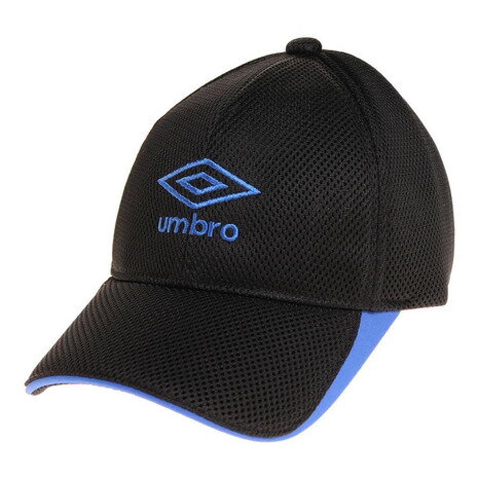 アンブロ(UMBRO) 帽子 メンズ はっ水 メッシュキャップ UUARJC01 BK 日よけ ランニングキャップ (メンズ)