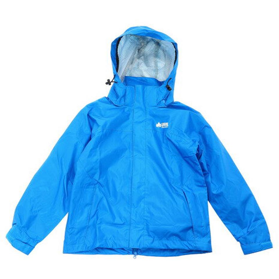 ロゴス（LOGOS）（キッズ）ジュニア レインスーツ 上下 ブルー 28253 BLU レインウェア 防水 カッパ 合羽 雨具 アウトドア キャンプ レジャー 上下 登山
